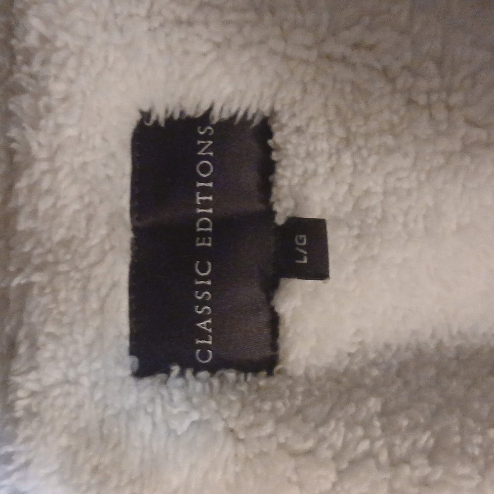 Wolf Print Hooded Jacket (Unisex) Size Large-(see Measurments In Description) - Picture 3 of 14